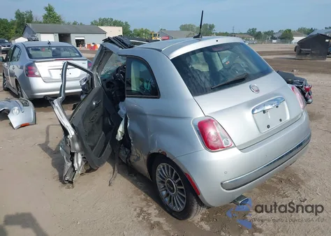 2012 Fiat 500 Lounge из США, поврежденный, VIN 3C3CFFCRXCT118089